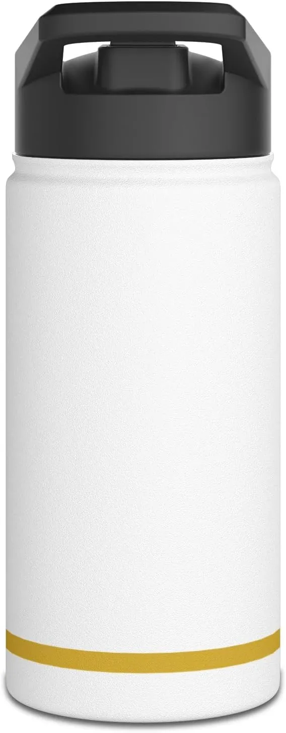 Chief Warrant Officer 4's Hydration: Insulated Water Bottle – Stainless Steel, Standard Lid, BPA-Free, 12oz, 18oz, 32oz (12oz)
