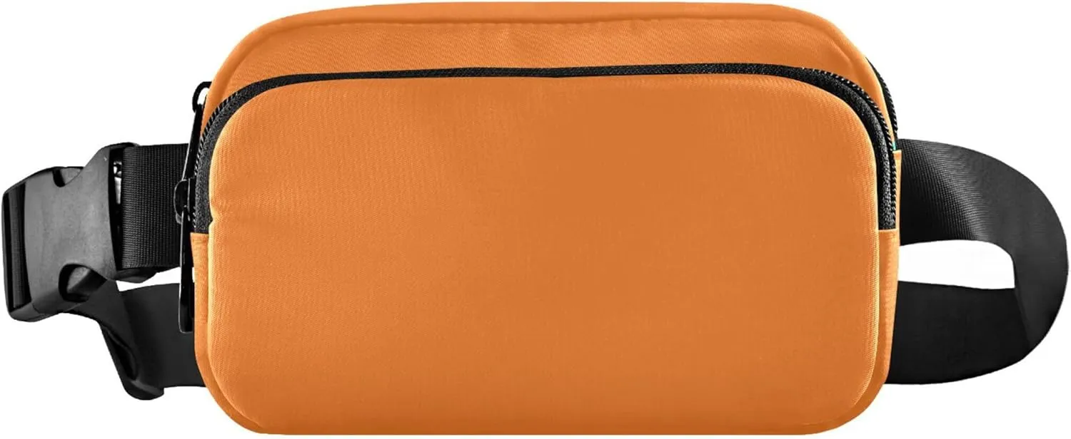 Chocolate Fanny Belt Bag Waist Packs Crossbody Bags Bum Bag for Running Hiking Travel Workout Adjustable Strap for Women Men