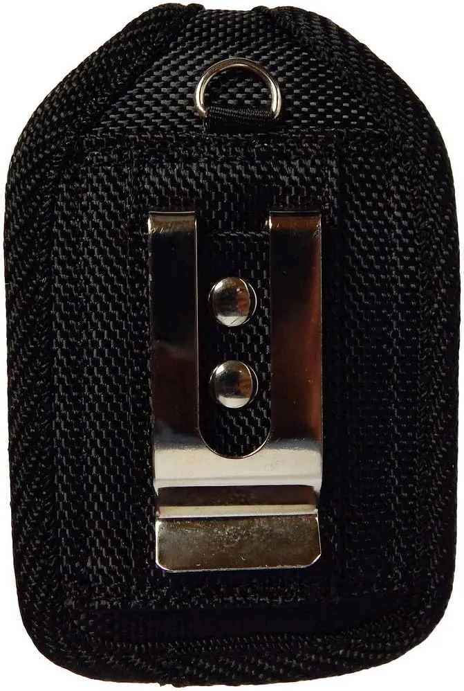 Classic Premium Nylon Pouch Case with Belt Clip for Medtronic Minimed Paradigm Revel 723/722 / 751/754 Insulin Pump Retail Packaging (V2/Black)