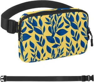 Colored Leaves-1580 Belt Bag for Men and Women Fanny Pack,Belt Bag with Adjustable Strap,Fashion Crossbody Everywhere Belt Bag for Travel Outdoors Running Hiking