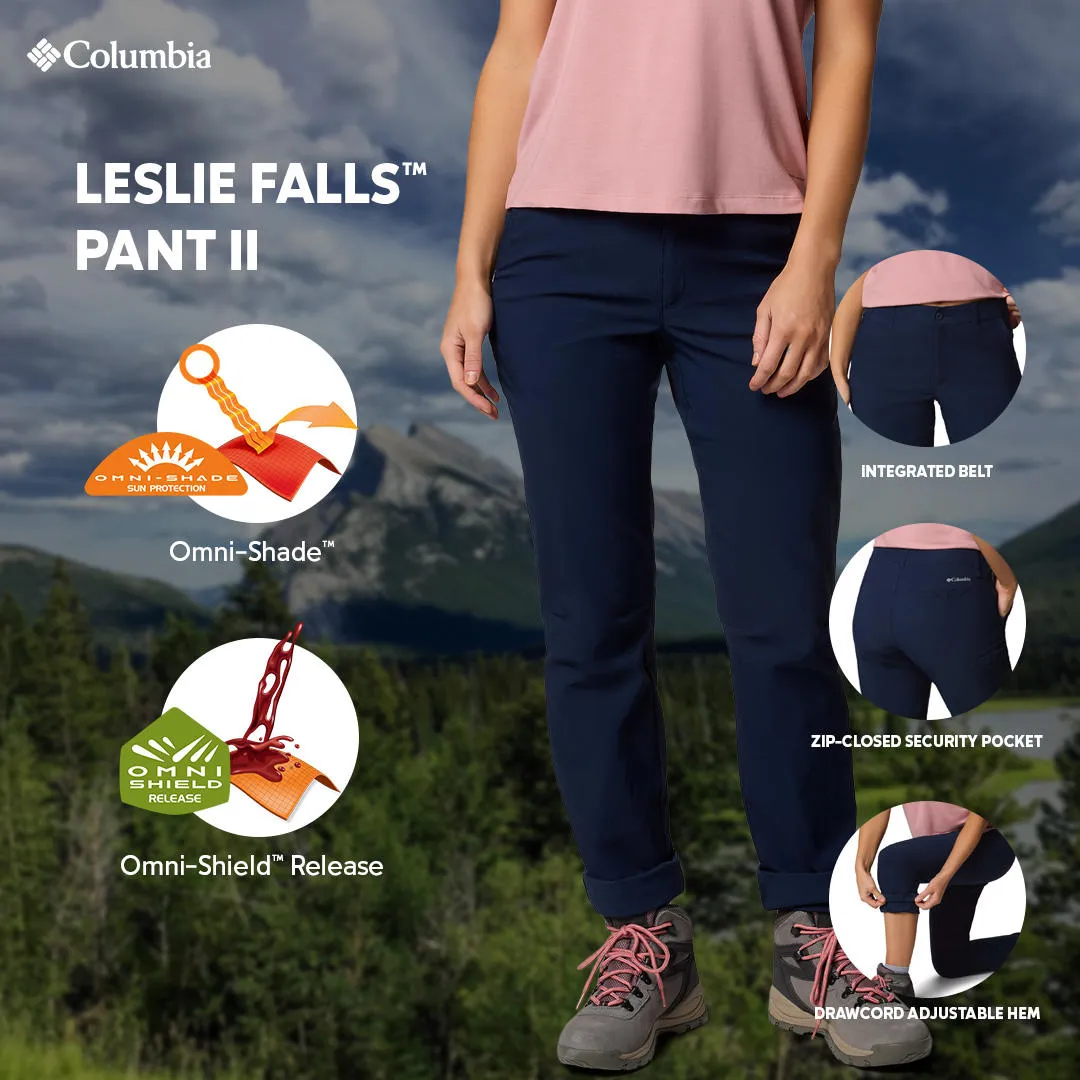 Columbia Womens Navy Blue Omni-Shield Leslie Falls II Pant