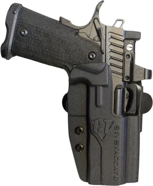 Comp-Tac International OWB Holster for IDPA/USPSA Competition and EDC | Comes with Belt Mount, Paddle Mount, and Drop Offset