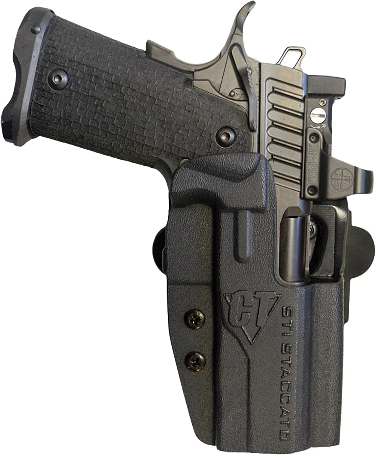 Comp-Tac International OWB Holster for IDPA/USPSA Competition and EDC | Comes with Belt Mount, Paddle Mount, and Drop Offset