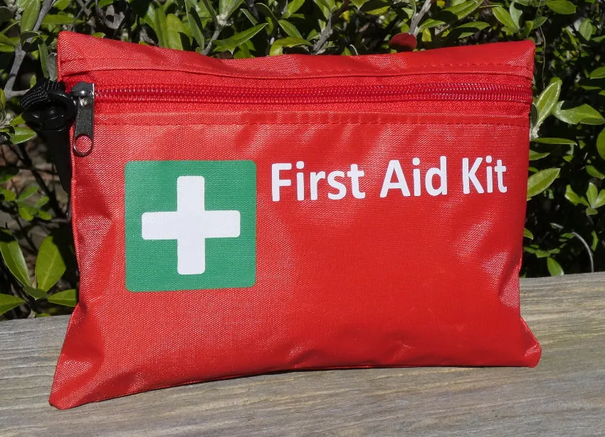 Compact Lone Worker / Vehicle First Aid Kit in an Envelope