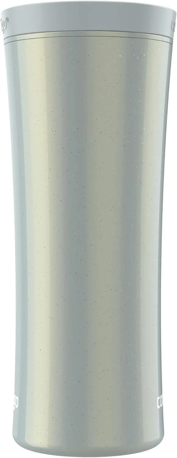 Contigo AUTOCLOSE Shake & Go 20oz Tumbler, Shaker Bottle for Protein Mixes, Blender Bottle, Macaroon