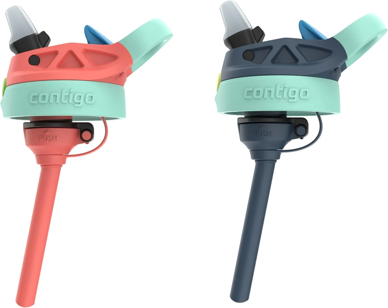 Contigo Kids Water Bottle with Redesigned AUTOSPOUT Straw, 14 oz, 2-Pack