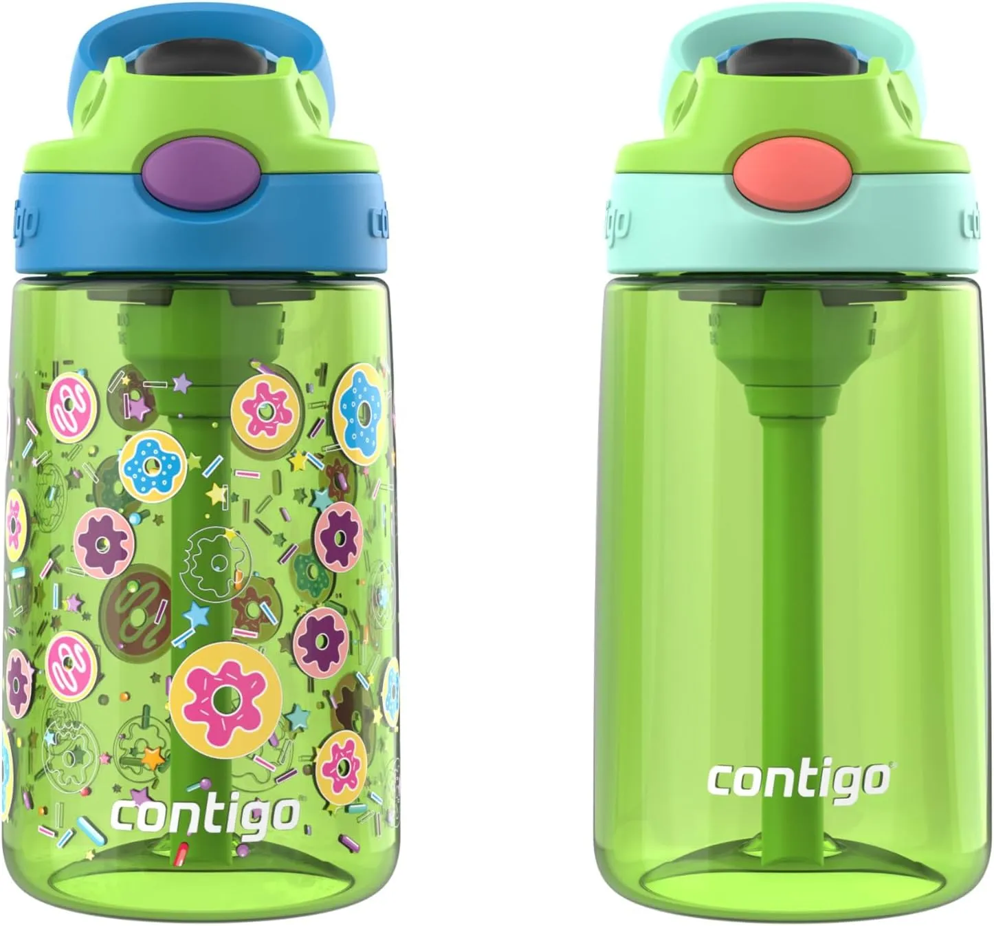 Contigo Kids Water Bottle with Redesigned AUTOSPOUT Straw, 14 oz