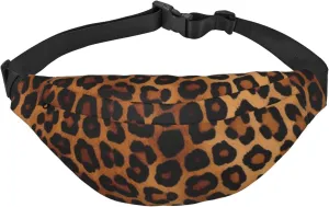 Cool Cheetah Leopard print Fanny Pack For Men Women Adjustable Belt Bag Casual Waist Pack For Travel Hiking Running Cycling