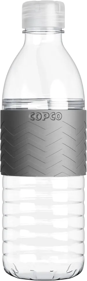 Copco Hydra Water Bottle with Spill-Resistant Lid, 16.9 oz - Reusable Tritan Non-Slip Sleeve, Twist-Open Body - BPA-Free, Leak-Proof, Durable & Portable for Gym, Office, School (Purple)