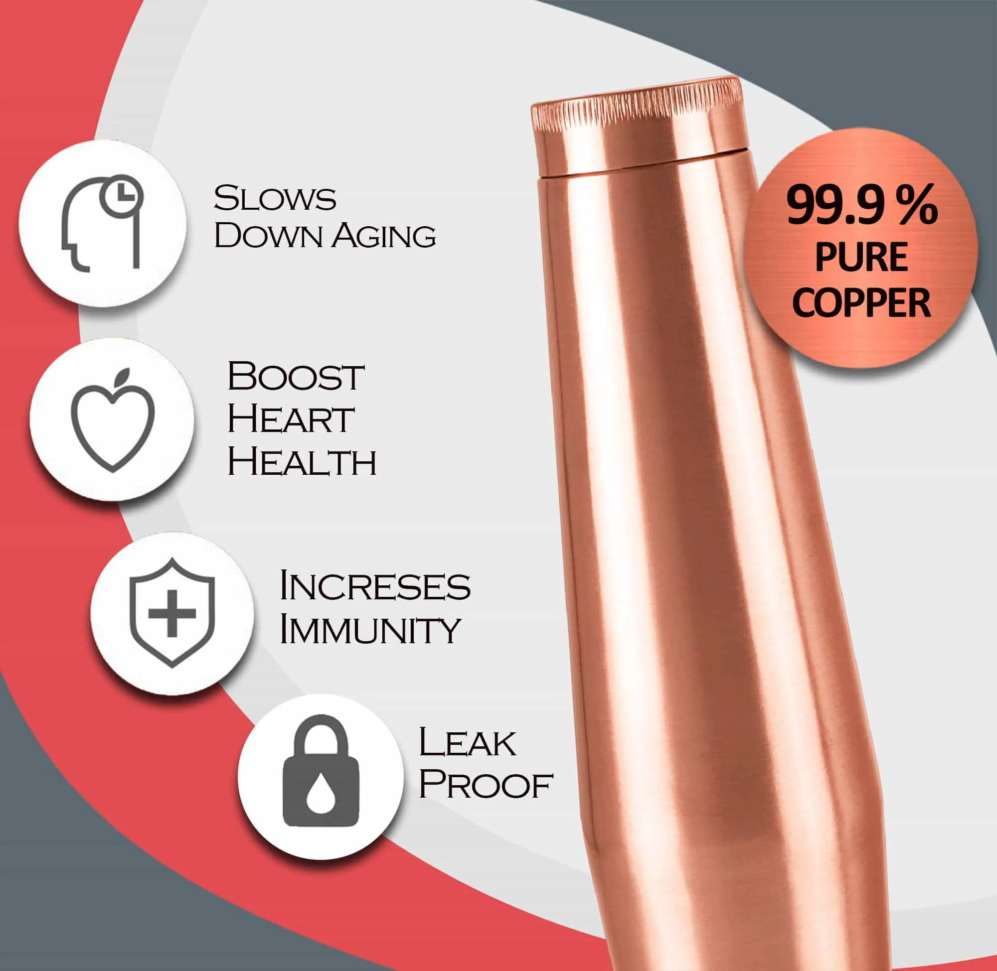 Copper Crown Water Bottle (Milton)