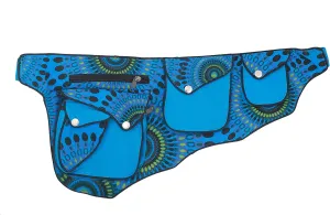 Cotton Fanny Pack, WEST Pack, Hip Bag, Festival Bag, Money Belt Bag