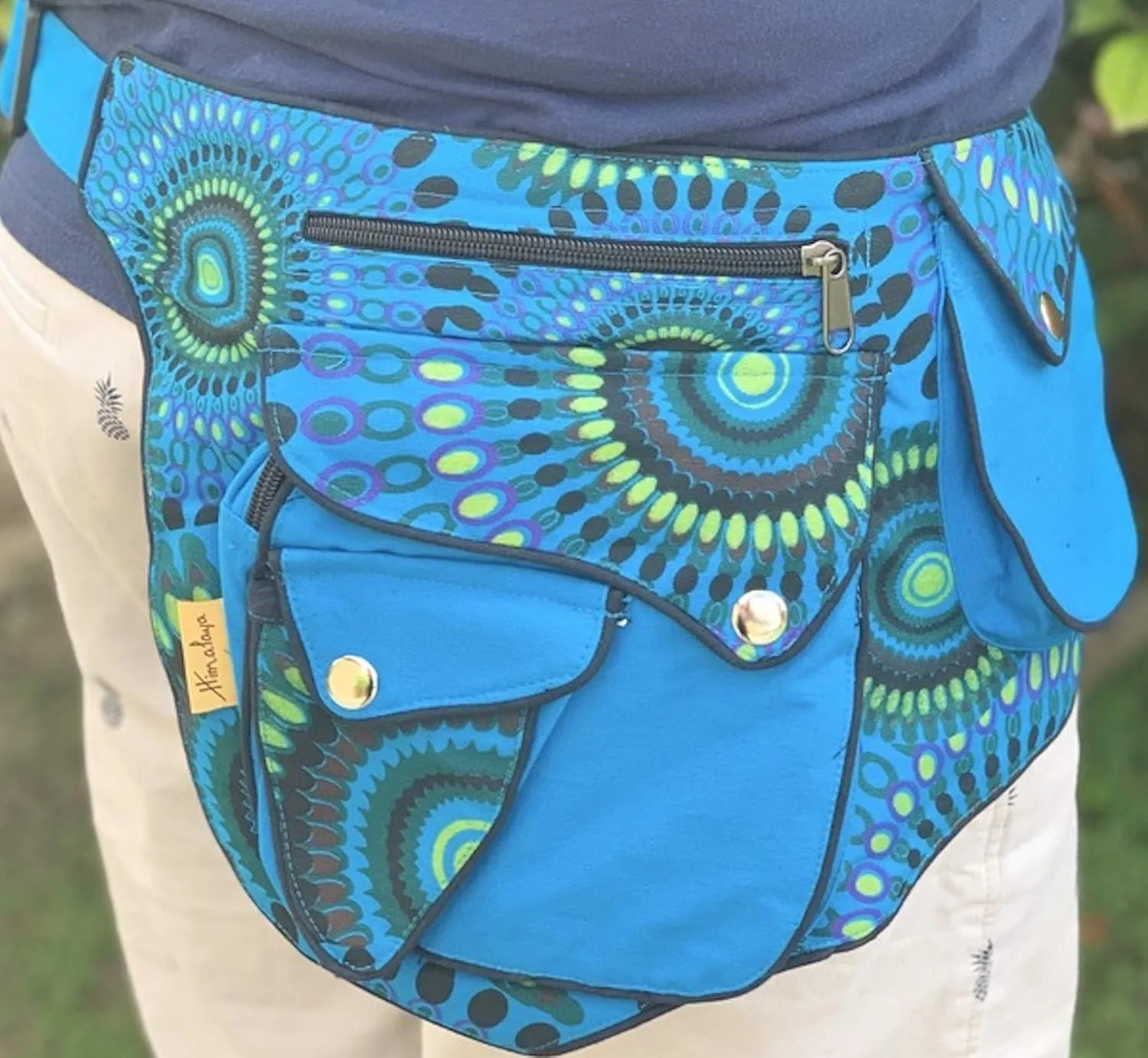 Cotton Fanny Pack, WEST Pack, Hip Bag, Festival Bag, Money Belt Bag