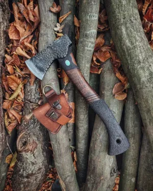Courteous Vibrant hatchet custom axe Handmade uniquie