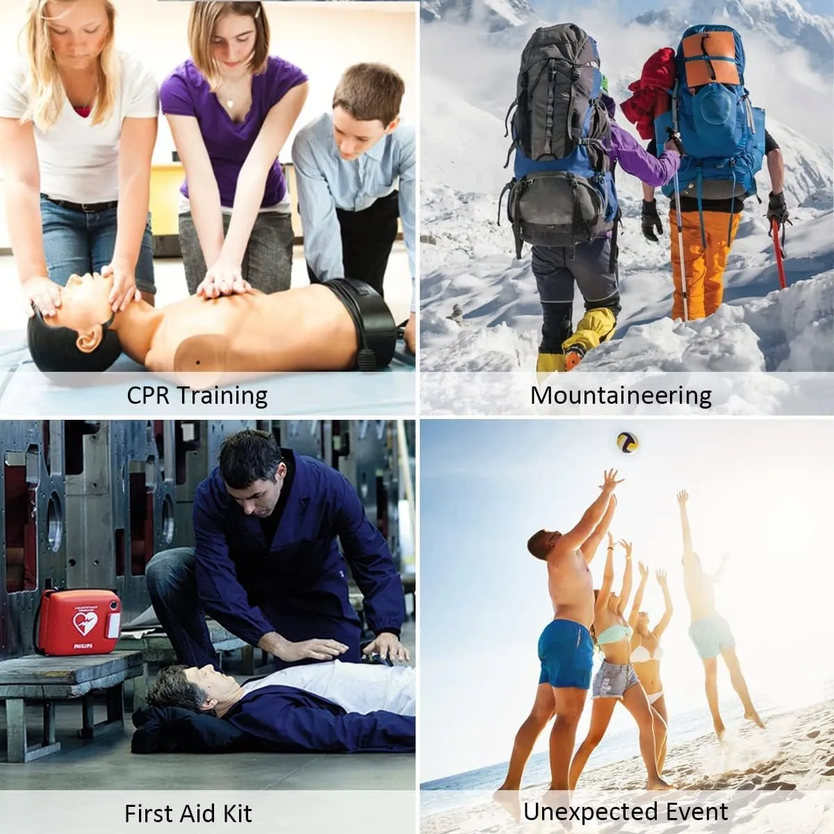 CPR Mask, Disposable CPR Shield Mask Emergency Mask with One-Way Valve Breathing Barrier for First Aid