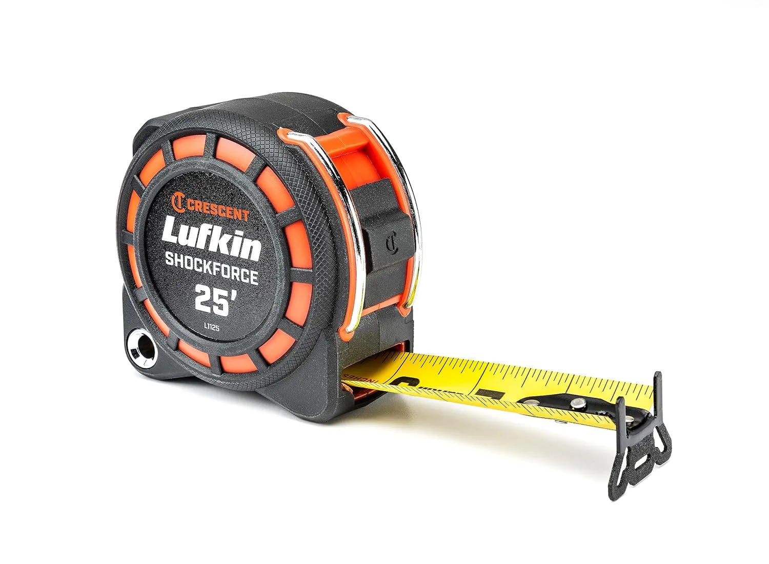 Crescent Lufkin 1-3/16" x 25' Shockforce G1 Dual Sided Tape Measure - L1125