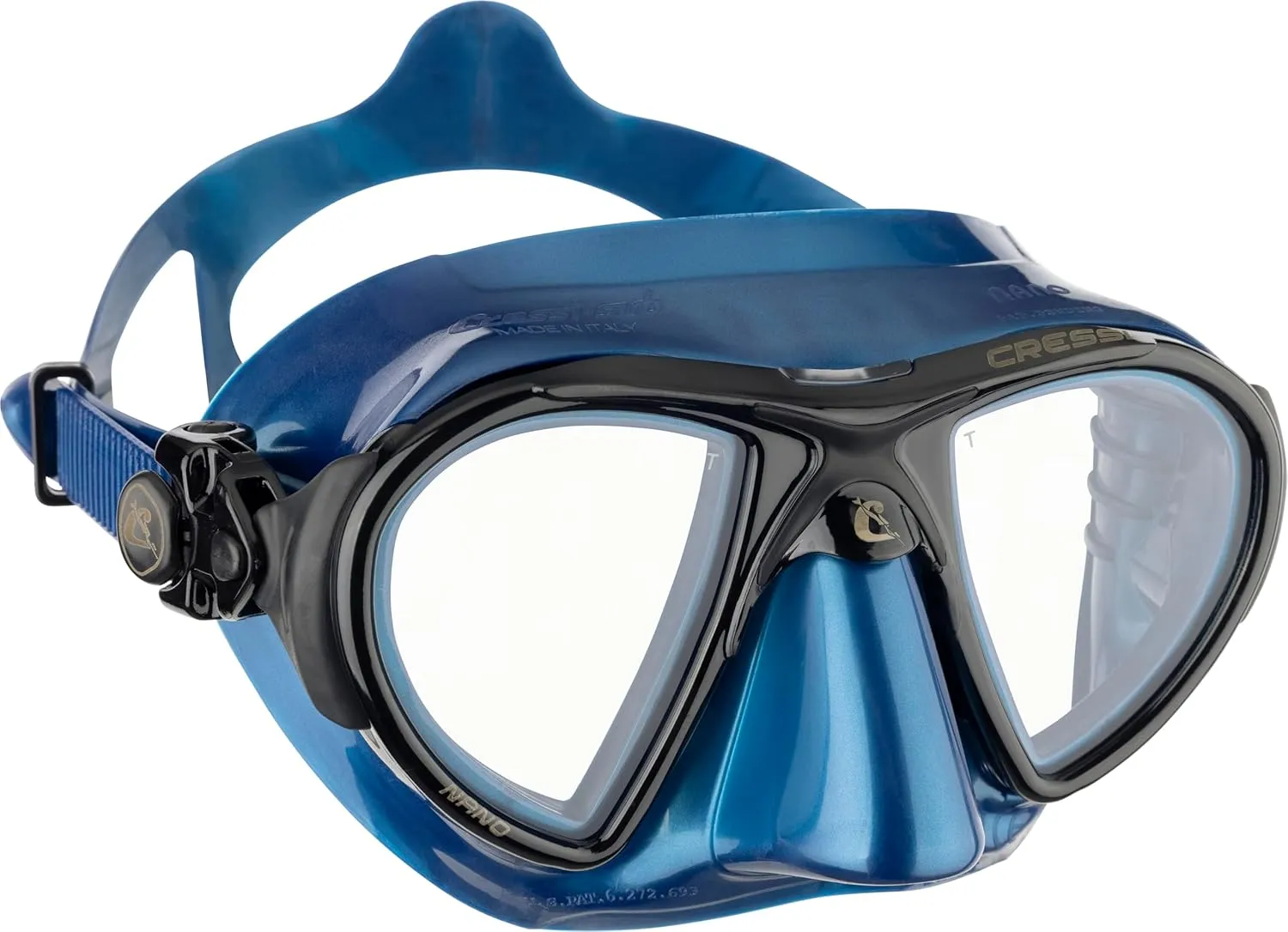 Cressi Low Volume Adult Mask for Scuba, Freediving, Spearfishing | Nano made in Italy