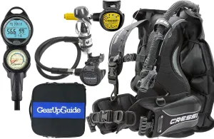 CRESSI Trim Scuba Diving Gear Package Complete with Patrol BCD - Donatello C2 Dive Computer - AC2 Compact Regulator Set Fully Assembled (Medium)