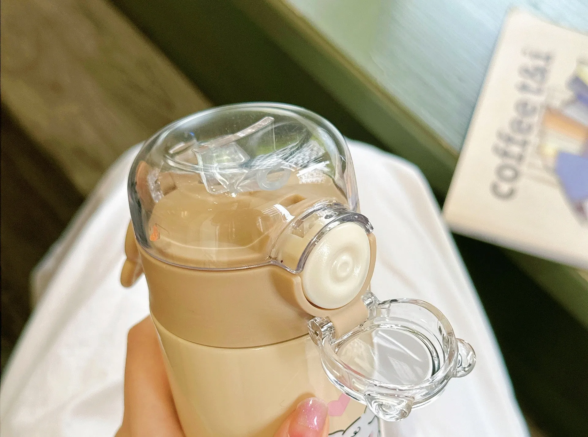 Cute Bear Stainless Steel Sipper Bottle – Leak-proof & Portable (500ml)