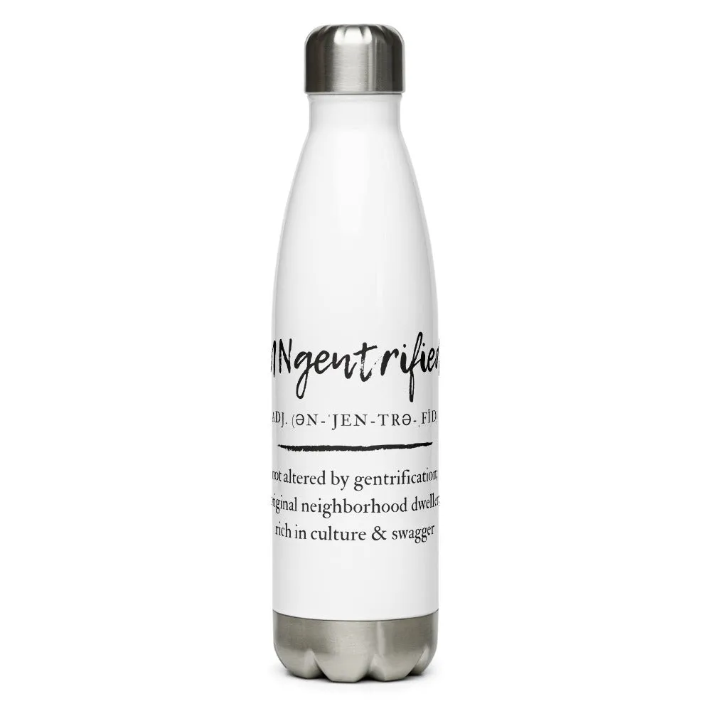 Definition Stainless Steel Water Bottle