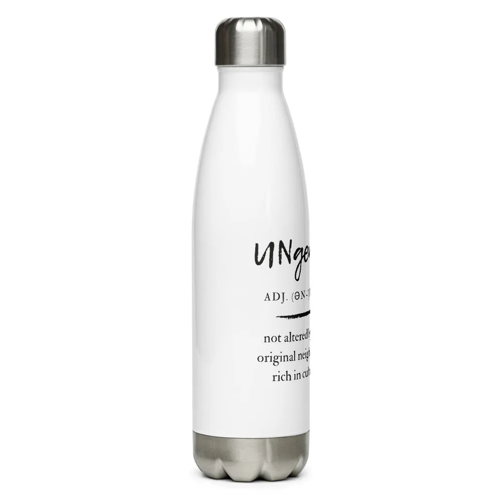 Definition Stainless Steel Water Bottle