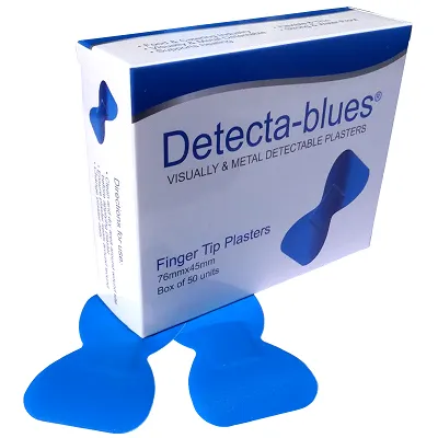 Detecta-Blue Visual and Metal Detectable Blue Plasters