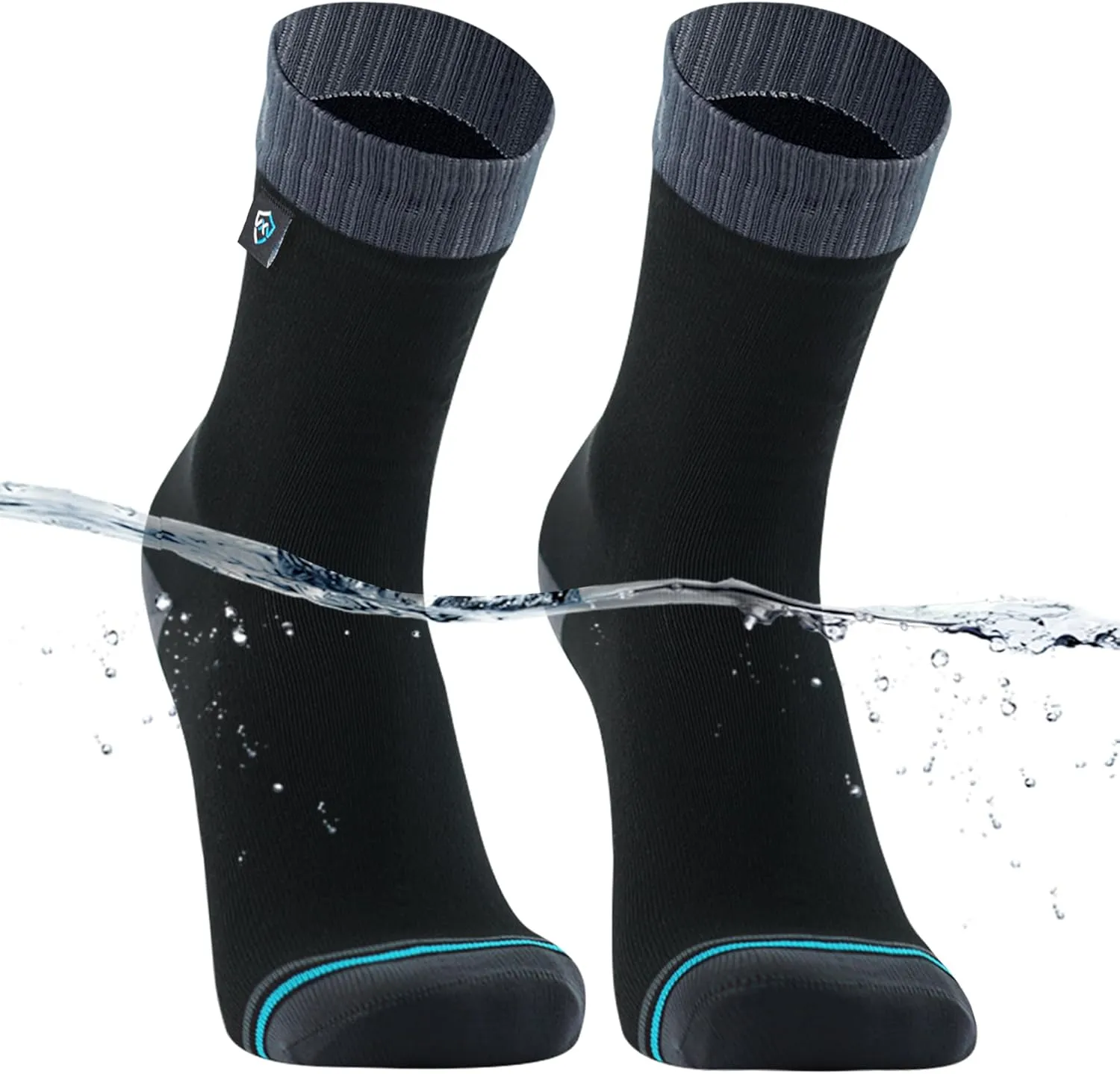 DexShell Waterproof Socks for Men & Women, Ultralite for Hiking Walking Outdoor Activities in Cold Wet Weather, Unisex Ankle