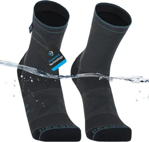 DexShell Waterproof Trail Running Socks, Compression Fit for Men &Women - Moisture Wicking Coolmax Inner, Breathable Membrane