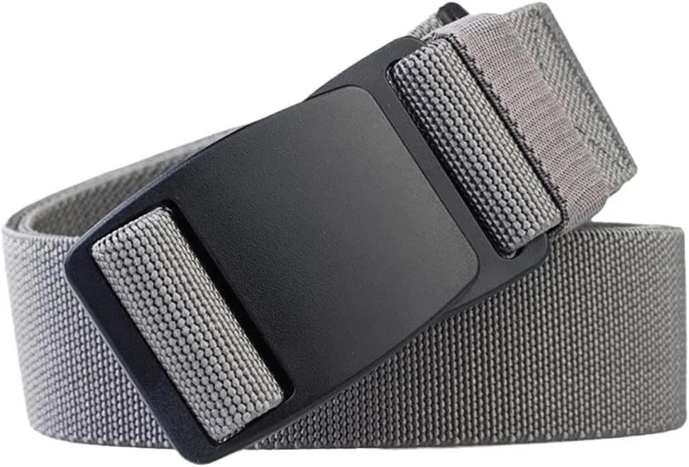 Dninmim Men's Canvas Belt Elastic Band Nylon Outdoor Casual Watch Strap Suitable For Formal Business Belt