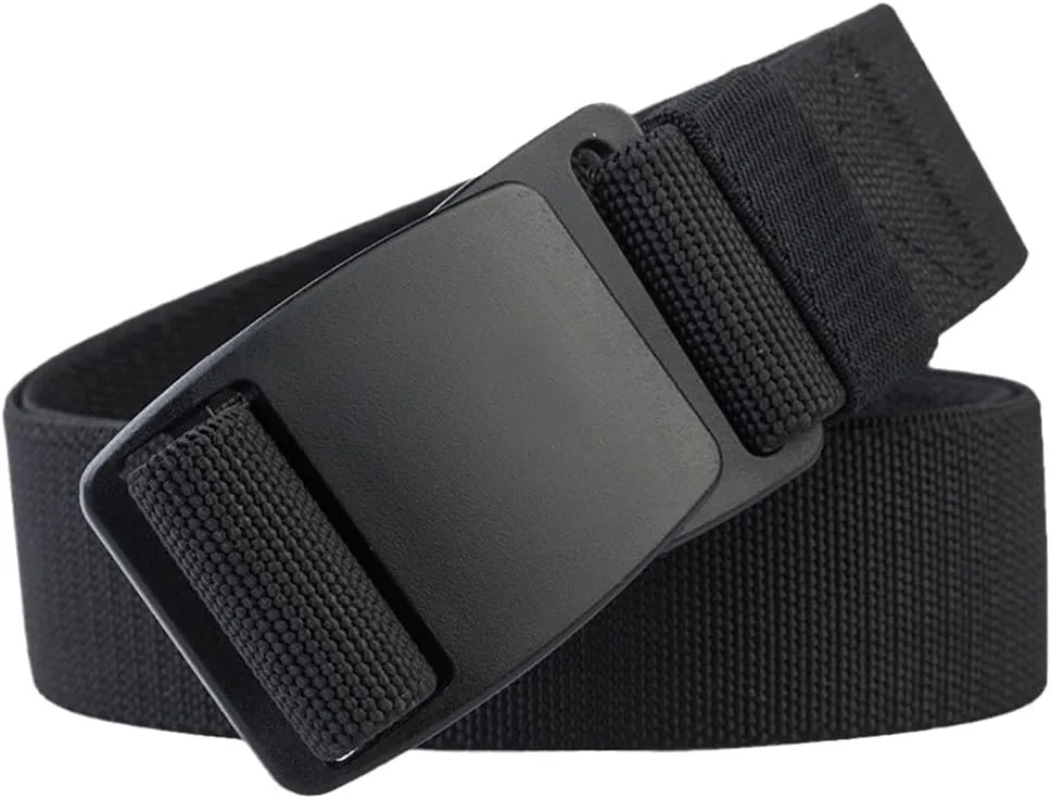 Dninmim Men's Canvas Belt Elastic Band Nylon Outdoor Casual Watch Strap Suitable For Formal Business Belt
