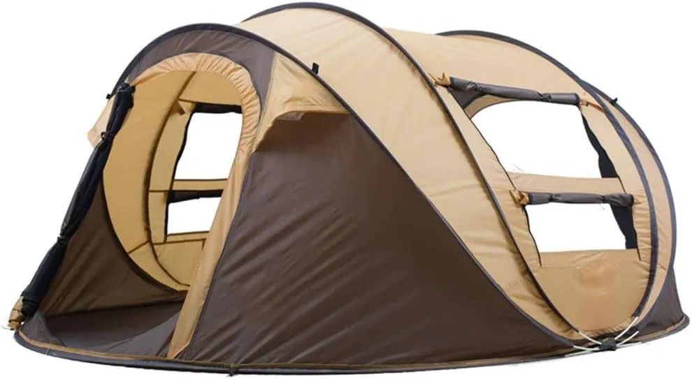Dome Light Camping Tent 3-4 Persons Family Outdoor Activities Camping Tent Automatic Opening Portable Tent