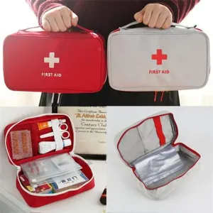 Durable First Aid Emergency Bag – Compact Trauma & Rescue Tote for Portable Medicine Storage
