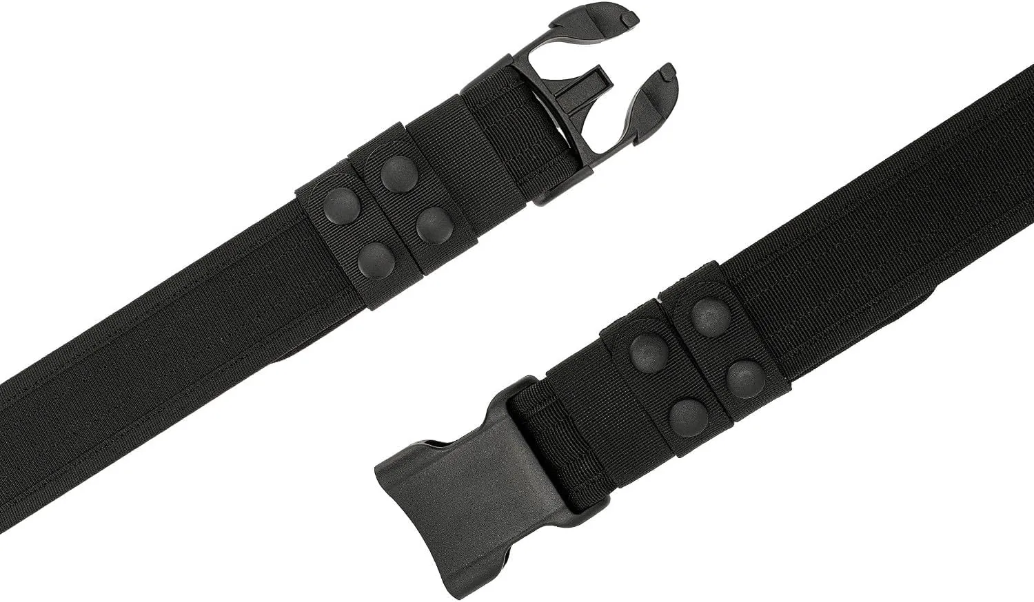 Duty Belt 2" Nylon Utility Work Belt w/ 4 Keepers for Police Law Enforcement Corrections Security