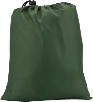 EATUAL Outdoor Portable Lightweight Waterproof Tarp Tarp Fly Tien Fugable Blue Blue 210T Silver Coating Anti-UV Camping Traveling Fishing Proof Mat 3 x 3 m Folded 20 x (Green)