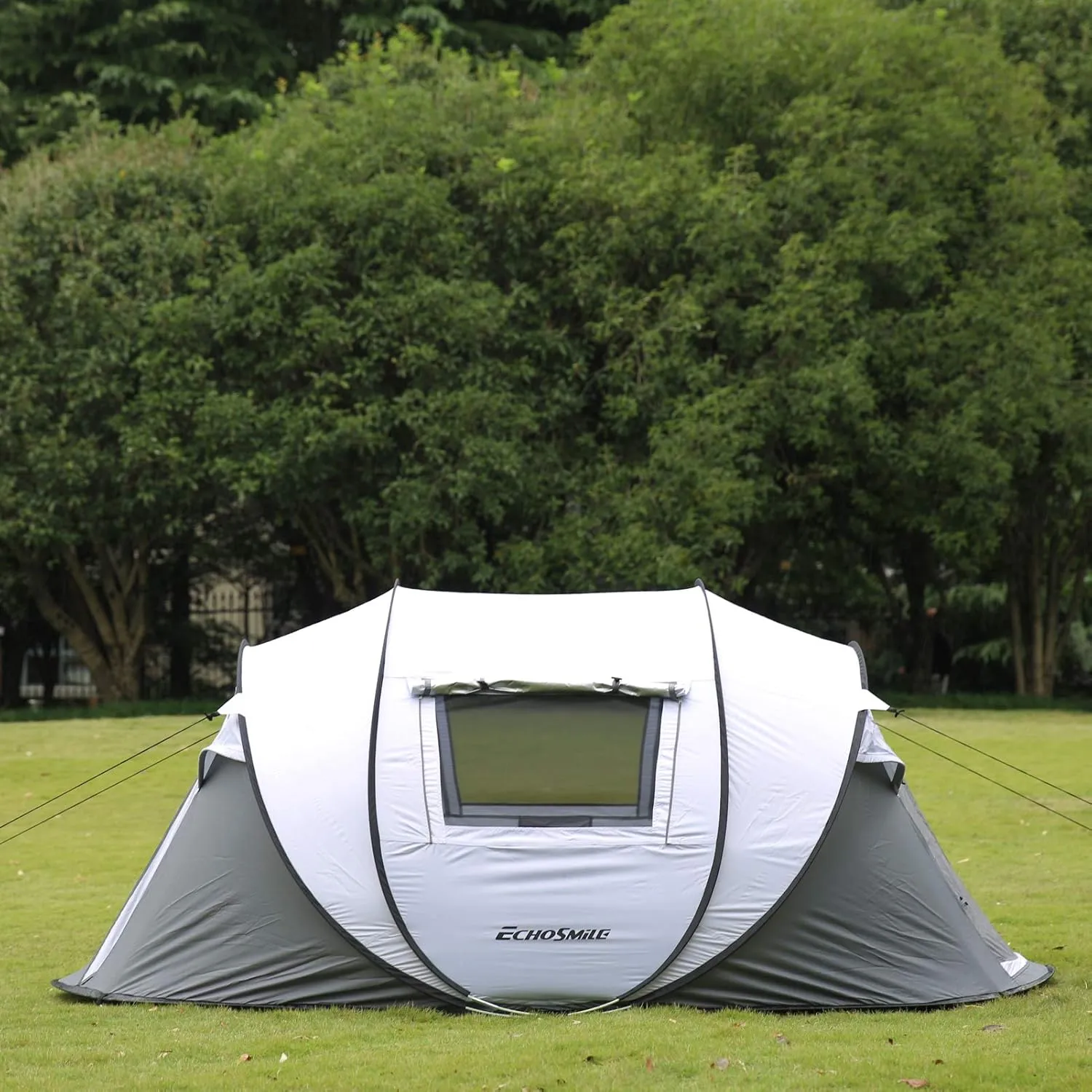 EchoSmile Camping Instant Pop Up Tent, 2/4/6/8/10 Person, Water Resistant Dome, Easy Setup for Camping Hiking and Outdoor, Portable with Carry Bag, 3 Season