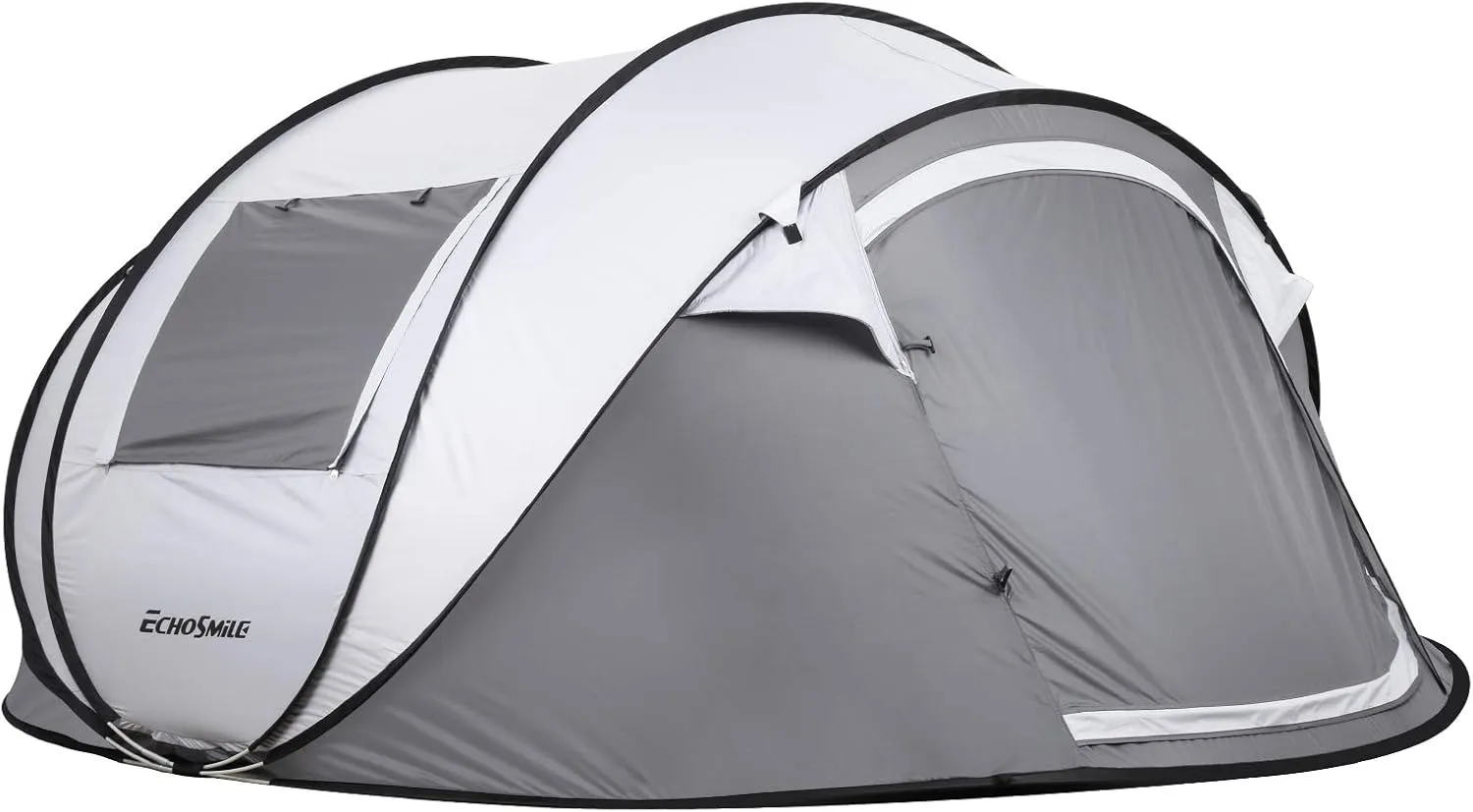 EchoSmile Camping Instant Pop Up Tent, 2/4/6/8/10 Person, Water Resistant Dome, Easy Setup for Camping Hiking and Outdoor, Portable with Carry Bag, 3 Season