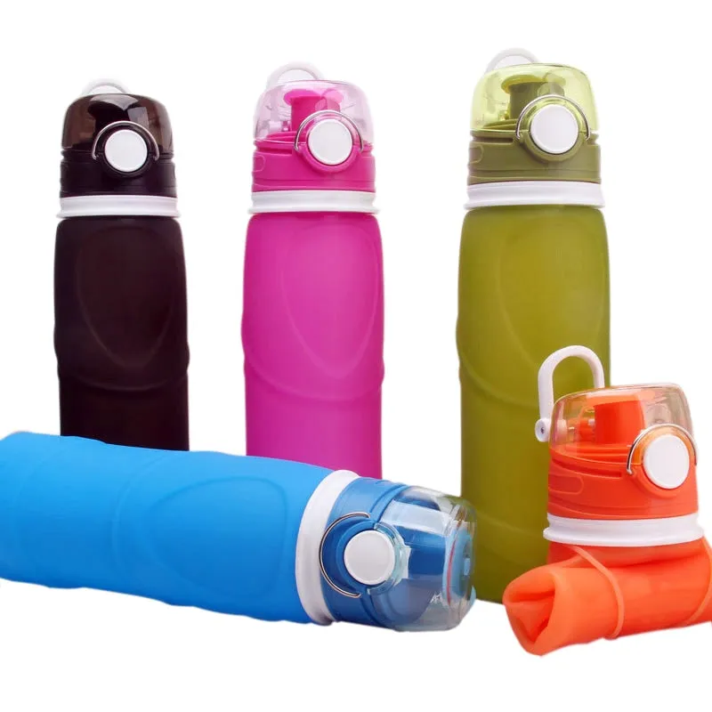 Eco-Friendly Silicone BPA-Free Water Bottles