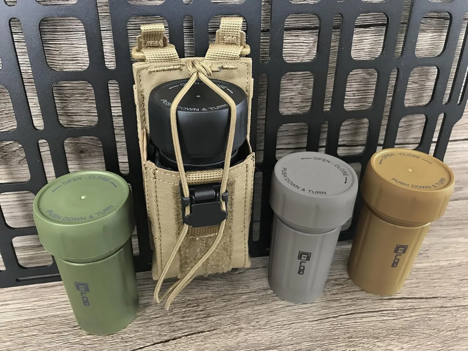 EDC120 Rugged Waterproof EDC Survival Tactical Storage Container, Zytel
