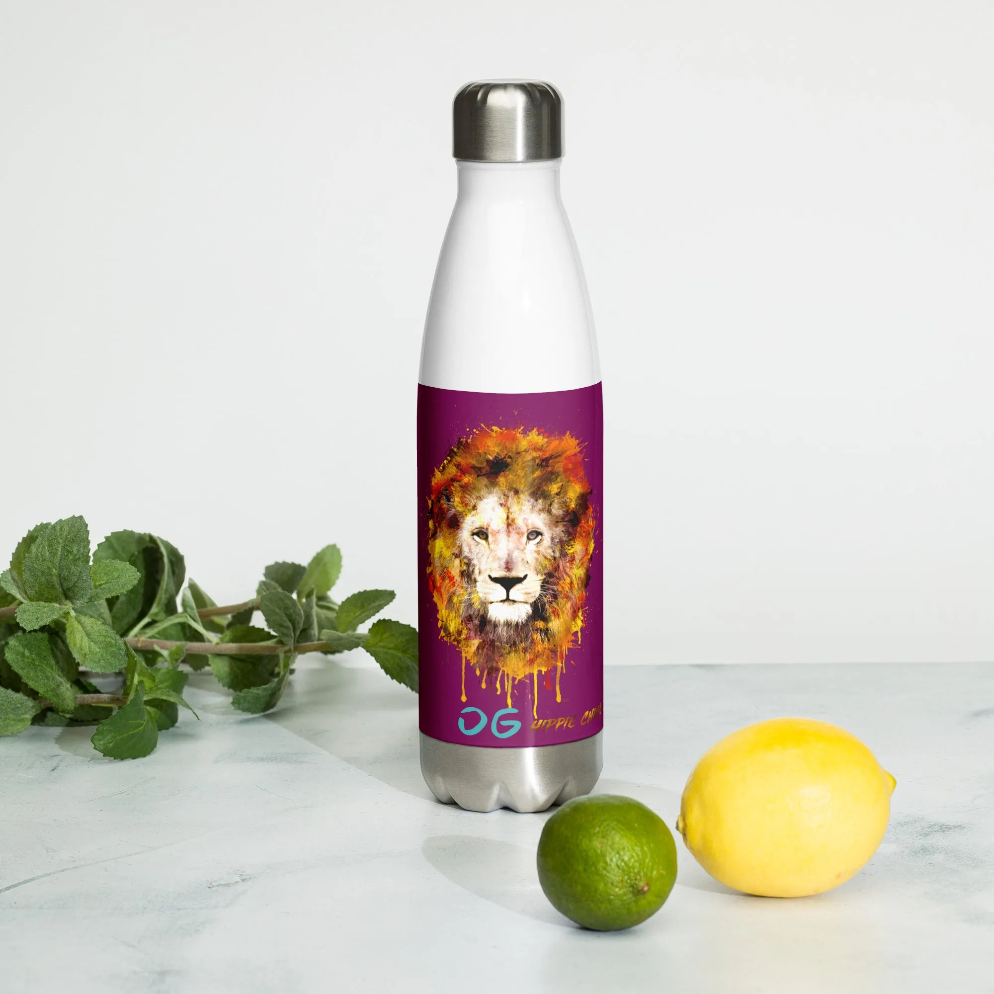 Eggplant Stainless Steel Water Bottle