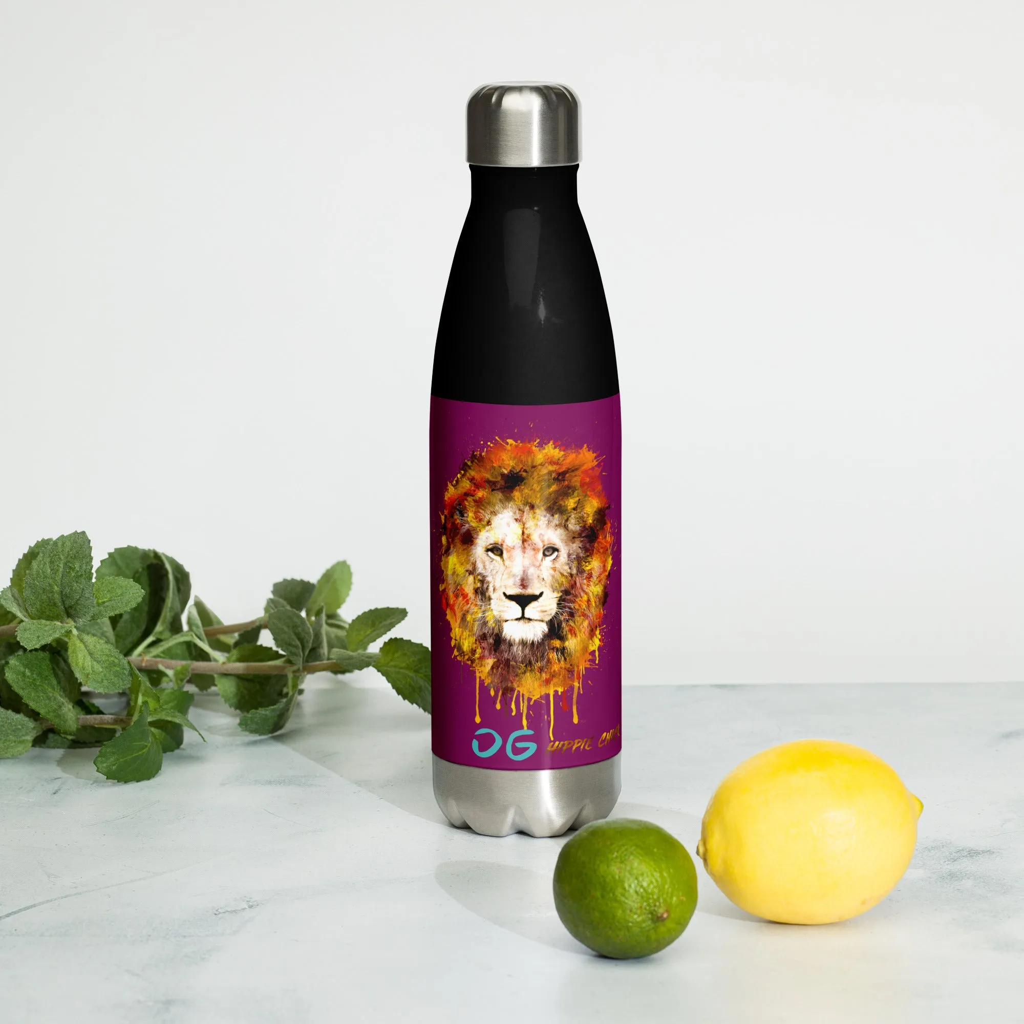 Eggplant Stainless Steel Water Bottle