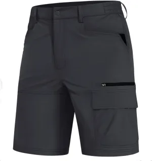 EKLENTSON Mens Outdoor Hiking Shorts Lightweight Quick Dry Casual Cargo Shorts Water Resistant with Pockets 10" Inseam