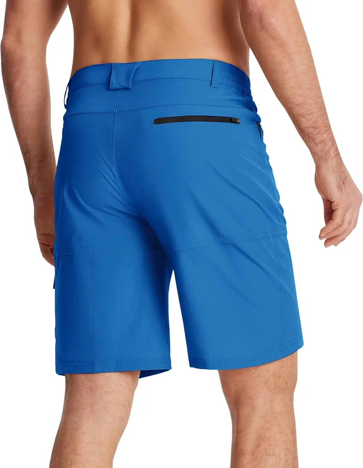 EKLENTSON Mens Outdoor Hiking Shorts Lightweight Quick Dry Casual Cargo Shorts Water Resistant with Pockets 10" Inseam