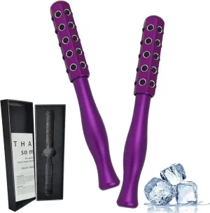 Elarique Glow Sculpting - Beauty Roller, Uplift Facial Massaging Beauty Tool, Facelift Pro Roller, Massage Face Tool, Cooling & Sculpting, Portable with Ergonomic Handle, for Skincare (2PCS)(2pcs)