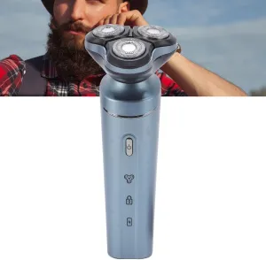 Electric Foil Shaver for Men, 3 in 1 Compact Water Proof Rechargeable Beard Trimmer, 3 Head Washable Beard Clipper, Portable Travel Electric Shaver
