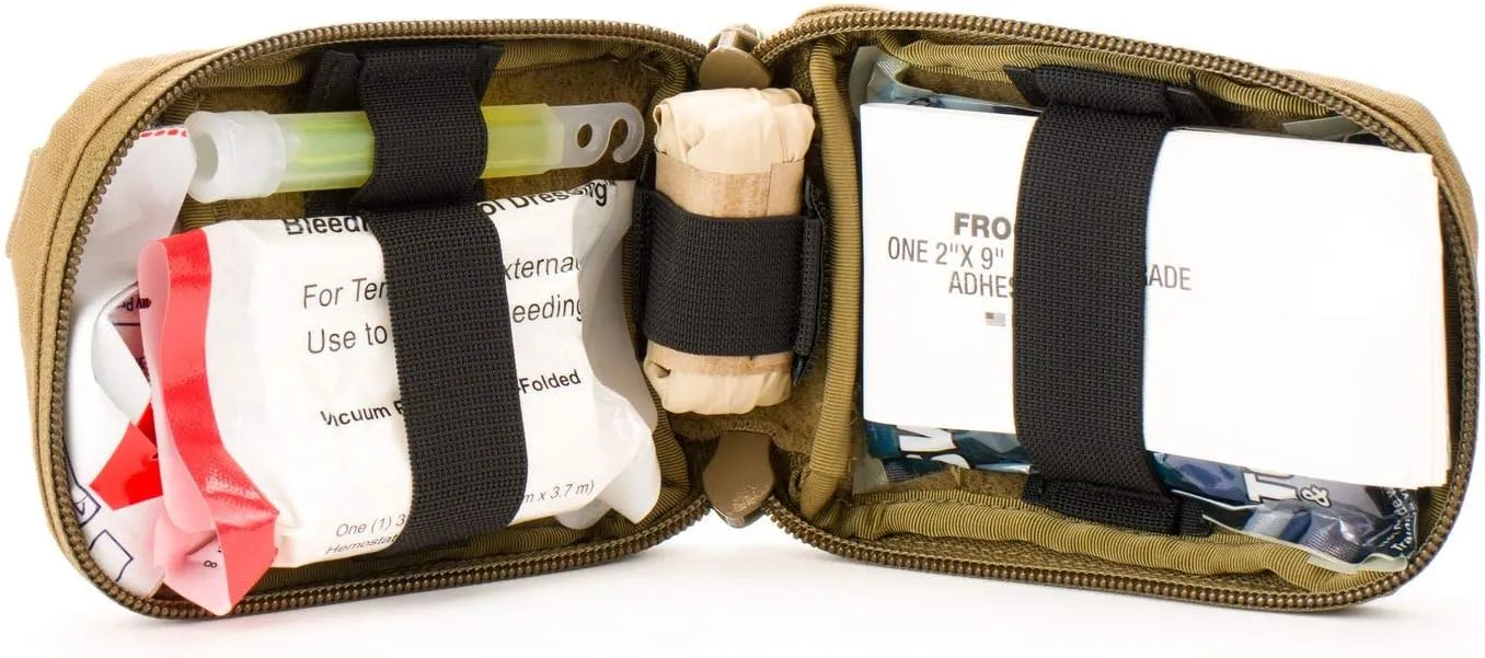 Eleven 10 ETAK (Enhanced Trauma Aid Kit) MOLLE Attachment, Black, Full Medical Kit