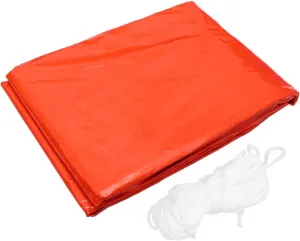 Emergency Folding Tube Tent Compact Survival Shelter First Aid Outdoor Gear for Earthquake Camping Lightweight Portable Thermal Orange