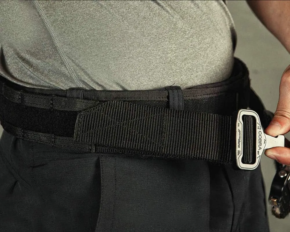 EMERSONGEAR Tactical Rigger's Belt with Cobra Buckle，Quick Release MOLLE Riggers Belt,1.75" Inner 2" Outer Heavy Duty Belt