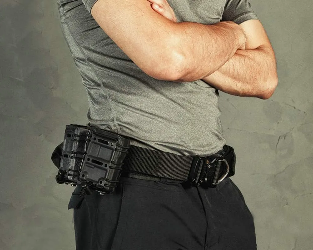 EMERSONGEAR Tactical Rigger's Belt with Cobra Buckle，Quick Release MOLLE Riggers Belt,1.75" Inner 2" Outer Heavy Duty Belt