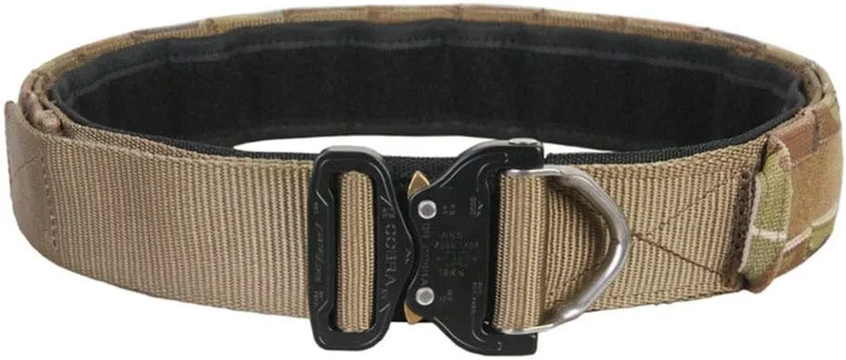 EMERSONGEAR Tactical Rigger's Belt with Cobra Buckle，Quick Release MOLLE Riggers Belt,1.75" Inner 2" Outer Heavy Duty Belt