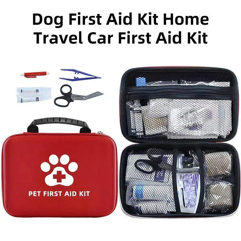 Essential Dog First Aid Kit 101-Piece Pet Emergency Medical Set
