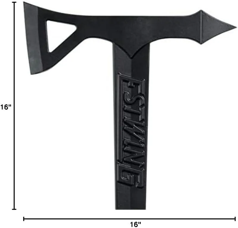 ESTWING Tomahawk Axe - 16.25" Lightweight Hatchet with Forged Steel Construction & Shock Reduction Grip - EBTA, Black